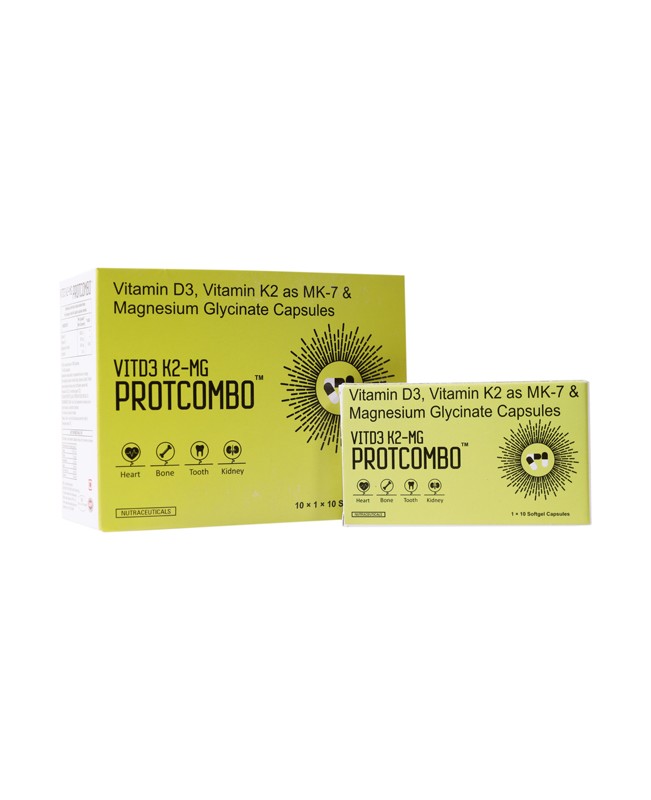 Vitamin D3 Protocol - Vit D3+Magnesium+MK7 - 100 days pacakage