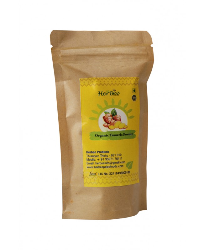 Organic Plain Pasumanjal Powder (Turmeric Powder) Organic Plain Pasumanjal Powder (Turmeric Powder)